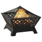 Braciere con Attizzatoio 64 cm XXL in Acciaio Braciere con Attizzatoio 64 cm XXL in Acciaio