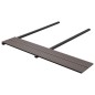 vidaXL Pavimento Esterni WPC Pieno Accessori 10m² 2,2m Marrone Scuro vidaXL Pavimento Esterni WPC Pieno Accessori 10m² 2,2m Marrone Scuro
