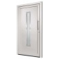 vidaXL Porta di Ingresso Bianca 88x200 cm vidaXL Porta di Ingresso Bianca 88x200 cm