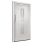 vidaXL Porta di Ingresso Bianca 98x200 cm vidaXL Porta di Ingresso Bianca 98x200 cm