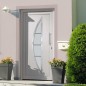 vidaXL Porta di Ingresso Bianca 98x190 cm vidaXL Porta di Ingresso Bianca 98x190 cm