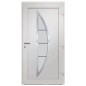 vidaXL Porta di Ingresso Bianca 98x190 cm vidaXL Porta di Ingresso Bianca 98x190 cm