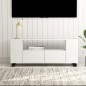 Mobile Porta TV Bianco 120x35x48 cm in Legno Multistrato Mobile Porta TV Bianco 120x35x48 cm in Legno Multistrato