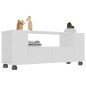 Mobile Porta TV Bianco 120x35x48 cm in Legno Multistrato Mobile Porta TV Bianco 120x35x48 cm in Legno Multistrato