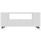 Mobile Porta TV Bianco 120x35x48 cm in Legno Multistrato Mobile Porta TV Bianco 120x35x48 cm in Legno Multistrato