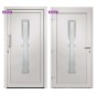 vidaXL Porta di Ingresso Bianca 98x190 cm
