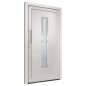 vidaXL Porta di Ingresso Bianca 108x208 cm vidaXL Porta di Ingresso Bianca 108x208 cm