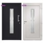 vidaXL Porta di Ingresso Antracite 98x208 cm vidaXL Porta di Ingresso Antracite 98x208 cm