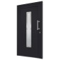 vidaXL Porta di Ingresso Antracite 98x208 cm vidaXL Porta di Ingresso Antracite 98x208 cm