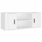 Mobile Porta TV Bianco 100x35x40 cm in Legno Multistrato Mobile Porta TV Bianco 100x35x40 cm in Legno Multistrato