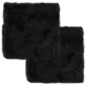 vidaXL Cuscini Sedie 2pz Grigio Scuro 40x40cm Vera Pelle di Montone