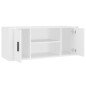 Mobile Porta TV Bianco 100x35x40 cm in Legno Multistrato Mobile Porta TV Bianco 100x35x40 cm in Legno Multistrato