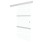 vidaXL Porta Scorrevole con Fermi in Vetro ESG e Alluminio 90x205 cm vidaXL Porta Scorrevole con Fermi in Vetro ESG e Alluminio 90x205 cm