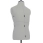 vidaXL Manichino Maschile Regolabile Grigio Taglia 37-45 vidaXL Manichino Maschile Regolabile Grigio Taglia 37-45