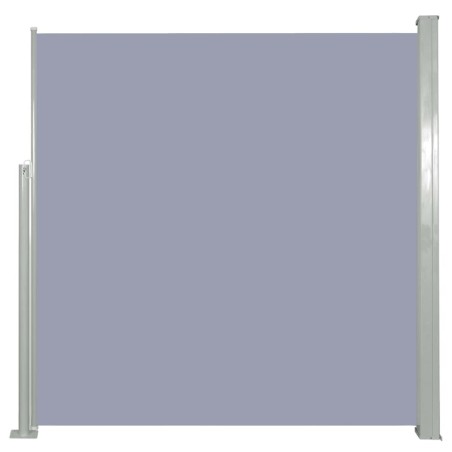 Tenda da Sole Laterale Retrattile 140 x 300 cm Grigia