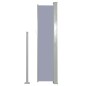 Tenda da Sole Laterale Retrattile 140 x 300 cm Grigia Tenda da Sole Laterale Retrattile 140 x 300 cm Grigia