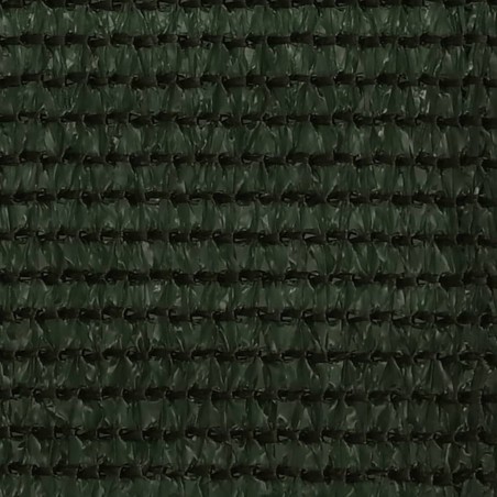 vidaXL Paravento da Balcone Verde Scuro 120x400 cm in HDPE