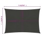 vidaXL Vela Parasole 160 g/m² Antracite 6x7 m in HDPE vidaXL Vela Parasole 160 g/m² Antracite 6x7 m in HDPE