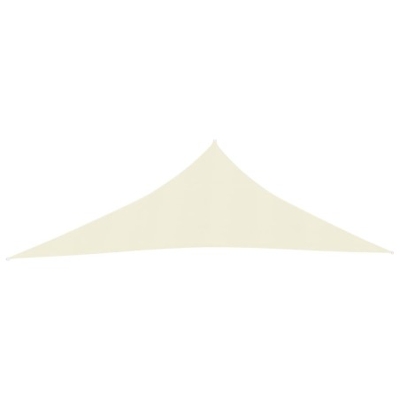 vidaXL Vela Parasole 160 g/m² Crema 3x4x5 m in HDPE