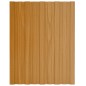 vidaXL Pannelli da Tetto 36 pz Acciaio Zincato Legno Chiaro 60x45 cm