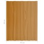 vidaXL Pannelli da Tetto 36 pz Acciaio Zincato Legno Chiaro 60x45 cm