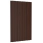 vidaXL Pannelli da Tetto 36 pz in Acciaio Zincato Marrone 80x45 cm vidaXL Pannelli da Tetto 36 pz in Acciaio Zincato Marrone 80x45 cm