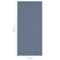 vidaXL Pannelli da Tetto 36 pz in Acciaio Zincato Grigio 100x45 cm vidaXL Pannelli da Tetto 36 pz in Acciaio Zincato Grigio 100x45 cm
