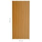 vidaXL Pannelli da Tetto 36 pz Acciaio Zincato Legno Chiaro 100x45 cm vidaXL Pannelli da Tetto 36 pz Acciaio Zincato Legno Chiaro 100x45 cm