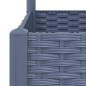 vidaXL Fioriera da Giardino e Graticcio Grigio Scuro 80x40x121,5 cm PP vidaXL Fioriera da Giardino e Graticcio Grigio Scuro 80x40x121,5 cm PP