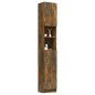Armadietto Bagno Rovere Fumo 32x25,5x190 cm Legno Multistrato