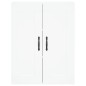 vidaXL Credenza Bianca 69,5x34x180 cm in Legno Multistrato vidaXL Credenza Bianca 69,5x34x180 cm in Legno Multistrato