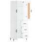vidaXL Credenza Bianco Lucido 69,5x34x180 cm in Legno Multistrato vidaXL Credenza Bianco Lucido 69,5x34x180 cm in Legno Multistrato