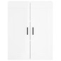 vidaXL Credenza Bianco Lucido 69,5x34x180 cm in Legno Multistrato vidaXL Credenza Bianco Lucido 69,5x34x180 cm in Legno Multistrato