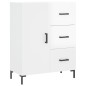 vidaXL Credenza Bianco Lucido 69,5x34x180 cm in Legno Multistrato vidaXL Credenza Bianco Lucido 69,5x34x180 cm in Legno Multistrato