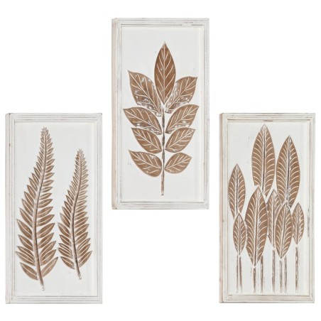 vidaXL Hand-Carved Wall Panels 3 pcs MDF 40x60x1,5 cm