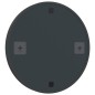 vidaXL Specchio da Parete Nero 50 cm