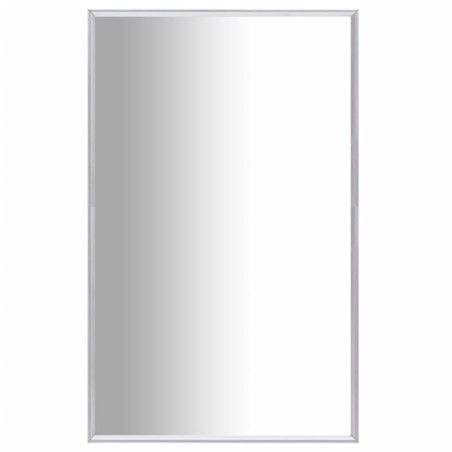 vidaXL Specchio Argento 70x50 cm