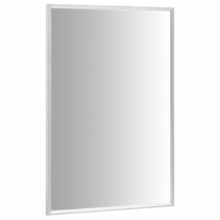 vidaXL Specchio Argento 70x50 cm