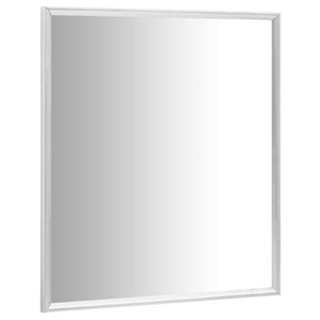 vidaXL Specchio Argento 60x60 cm