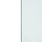 vidaXL Lastra in Vetro per Caminetto Rettangolare 120x60 cm