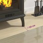 vidaXL Lastra in Vetro per Caminetto Rettangolare 80x50 cm vidaXL Lastra in Vetro per Caminetto Rettangolare 80x50 cm