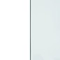 vidaXL Lastra in Vetro per Caminetto Rettangolare 120x50 cm