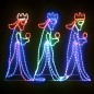 vidaXL Figura Natalizia dei Tre Re Magi con 504 LED 99,5x45,5 cm vidaXL Figura Natalizia dei Tre Re Magi con 504 LED 99,5x45,5 cm