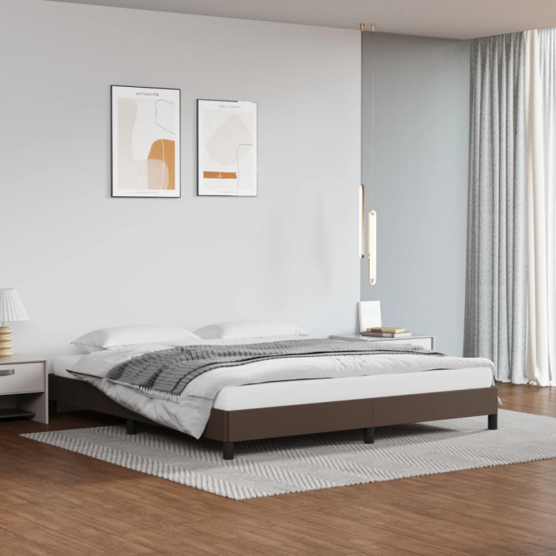 vidaXL Giroletto Marrone 180x200 cm in Similpelle vidaXL Giroletto Marrone 180x200 cm in Similpelle