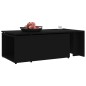 Tavolino da Caffè Nero 150x50x35 cm in Truciolato Tavolino da Caffè Nero 150x50x35 cm in Truciolato