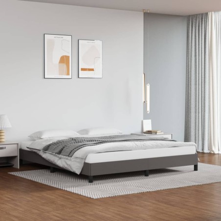 vidaXL Giroletto Grigio 180x200 cm in Similpelle