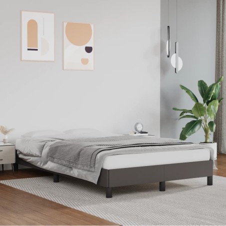 vidaXL Giroletto Grigio 120x200 cm in Similpelle