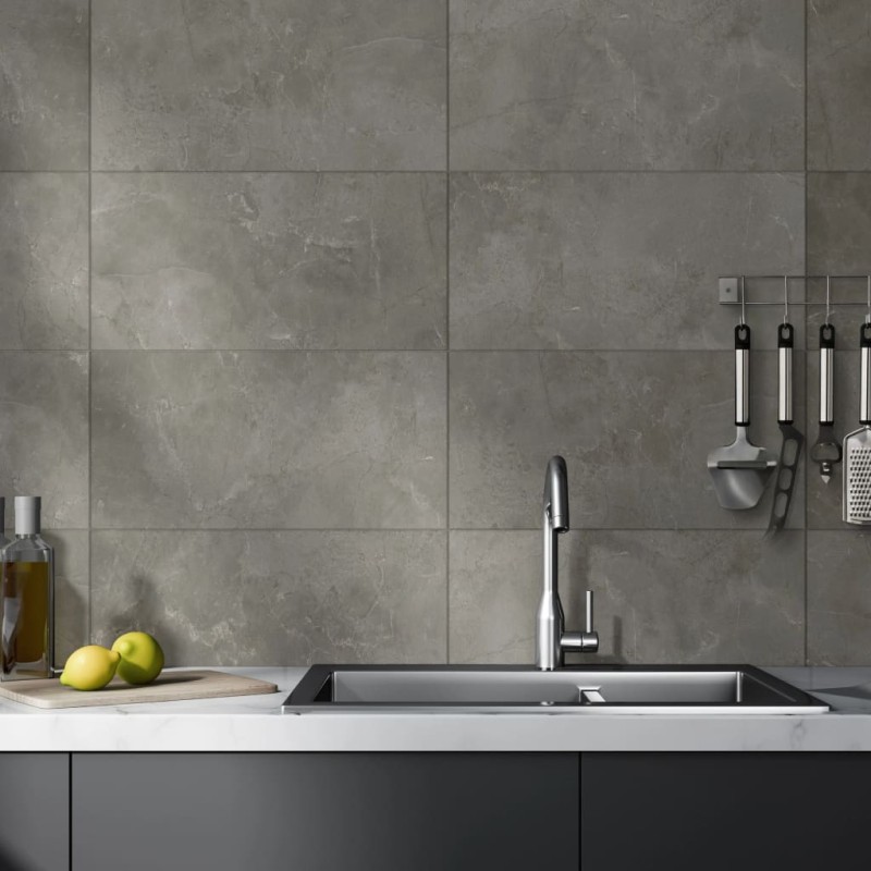 Grosfillex Piastrelle Muro Gx Wall+ 11 pz Marmo 30x60 cm Grigio Grosfillex Piastrelle Muro Gx Wall+ 11 pz Marmo 30x60 cm Grigio