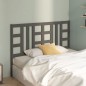 Testiera per Letto Grigia 126x4x100cm in Legno Massello di Pino Testiera per Letto Grigia 126x4x100cm in Legno Massello di Pino