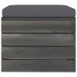Set Divani da Giardino su Pallet 3 pz con Cuscini Massello Pino Set Divani da Giardino su Pallet 3 pz con Cuscini Massello Pino
